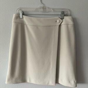 Calvin Klein Cream Mini Skirt